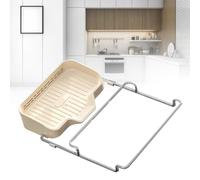 Omquot Cesto filtro per lavello scolapiatti per filtro dei resti efficace per lavello della , PP + acciaio inossidabile, 1 set applicabile per la a casa (beige)