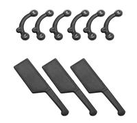 Omquot Clamp/Holder in plastica per modellare il naso, solido e durevole, raddrizza il naso piatto, per la lettura a casa e i viaggi, 6 pezzi