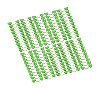 Omquot Clip in plastica per telaio ad arco serra, 100 pezzi, premium, design a doppia testa, uso pratico per vari materiali (6mm)