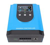 Omquot Controller per pannello solare, regolatore universale per batteria al litio CC 12 V, 24 V, 36 V, 48 V, regolatore di carica solare ad alto tasso di conversione per lanterna, caricatore ABS blu