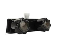 Omquot Controllo della Valvola Miscelatrice per Doccia, Deviatore per Valvola del Rubinetto della Doccia per Resistente Agli Agenti Atmosferici, Ricambio Affidabile e Perfetto per la Barca (Base nera)