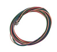 Omquot Corde colorate e durevoli per basso elettrico a 4 corde, leggere, portatili