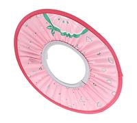 Omquot Cuffia da Shampoo per Bambini in Tessuto Impermeabile per Protezione da Bagno, Cuffia da Doccia Elastica per Bambini, da Bagno per con Fantasia a Cartoni Animati per Taglio dei Capelli (Rosa)