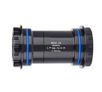 Omquot Cuscinetto del Movimento Centrale per Bici da Strada BB30, Robusto e Durevole, Leggero e Facile da Installare, Adatto per Guarnitura da 24-22 Mm, Lega di Alluminio + Butirronitrile + PE,