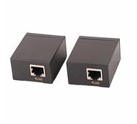 Omquot Estensore VGA, ad alta definizione, trasmettitore e ricevitore, per display KYV, cavo Ethernet da 60 m
