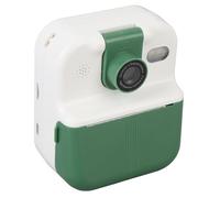 Omquot Fotocamera da Viaggio Portatile, Schermo IPS Multifunzione da 2,4 Pollici con Stampa Istantanea per il Campeggio (Verde)
