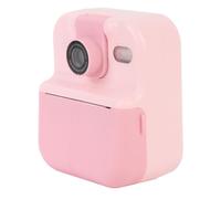 Omquot Fotocamera da Viaggio Portatile, Schermo IPS Multifunzione da 2,4 Pollici con Stampa Istantanea per il Campeggio (Rosa)