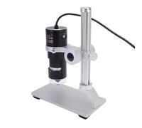 Omquot Fotocamera per Microscopio Digitale USB 10X-280X Ingrandimento Regolabile con 8 Luci LED per Studenti e Ingegneri Lega di Alluminio