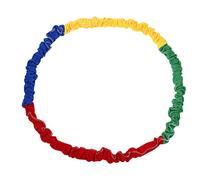 Omquot Giocattolo a corda elastica, gioco di allungamento muscolare colorato, per 4 persone, materiale in gomma flanella, adatto per oltre 3 anni