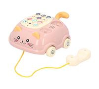 Omquot Giocattolo del telefono musicale per l'apprendimento precoce, telefono di conversazione colorato per il bambino, giocattolo educativo per i bambini sopra i 6 anni