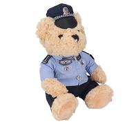 Omquot Giocattolo dell'orso Ufficiale, Peluche Imbottito dell'orso Ufficiale Confortante e Peloso Compagno della Buonanotte in Cotone PP per la Casa per Adulti (Tipo 2)