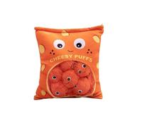 Omquot Giocattolo di peluche soffio di formaggio, bambola di cuscino morbido simile a un per i migliori dormienti, cuscino carino pieno di snack per bambini, 18.90x14,96 pollici (#2)