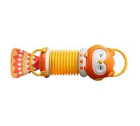 Omquot Giocattolo Fisarmonica a forma di gufo per bambini, strumento musicale divertente per il risveglio educativo dei bambini (arancione)