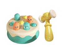 Omquot Gioco Beat A Mole per Bambini Piccoli, Giocattolo Interattivo per Migliorare la Coordinazione Occhio-Mano e la Concentrazione, Materiale ABS, 2 unità per Il Divertimento in Famiglia (Verde)
