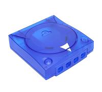 Omquot Guscio di Ricambio retrò Traslucido per Console Dreamcast DC Che Copre Sia la Parte Anteriore Che Quella Posteriore con Materiale Robusto per Qualsiasi Regione, Materiale ABS Blu