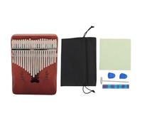 Omquot Kalimba Compact a 21 tasti con finitura pulita. Pianoforte a Pollice Squisito per la Pratica quotidiana. Ottimo regalo per festival. (caffè sfumato)