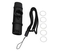 Omquot Kazoo in metallo regolabile con ottimo materiale per variare i toni per gli amanti della musica in metallo + resina (nero)