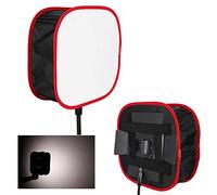 Omquot Kit Diffusore Softbox LED per Fotografia, Materiale Altamente Riflettente, Ampia Copertura Luminosa, per Fotografia in Studio