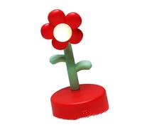 Omquot Lampada da Scrivania Portatile Luce Notturna Fiore Carino Decorativo per il Materiale di Studio Camera da Letto in Plastica 1 Lampada da Tavolo Fiore (Rosso)