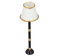 Omquot Lampada da Terra per Casa delle Bambole, Lampada da Terra in Miniatura Realistica Decorativa Delicata Scala 1: 12 per la Decorazione Fai-da-te per il Modello di Casa