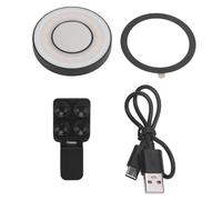 Omquot Lampada Selfie Magnetica con Temperatura Regolabile per Videoconferenze sul Telefono Cellulare Vlogging per Serie iOS 12,13,14 Plastica 1 Pezzo