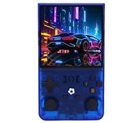 Omquot Lettore di videogiochi portatile, ampia libreria di giochi, display da 4,0 pollici, 4000 mAh, per giocatori mobili, materiale ABS (64G)