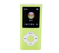 Omquot Lettore musicale MP3 senza perdite con schermo LCD da 1,8 pollici e Bluetooth 5.3 per ascoltare tutto il giorno (verde)