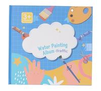 Omquot Libro da Colorare Sull'acqua Giocattolo Educativo Riutilizzabile per Scarabocchi Sull'acqua per Viaggi a Casa con 1 Penna (Blu)