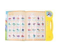 Omquot Libro sonoro di apprendimento interattivo per bambini, giocattolo educativo bilingue inglese arabo da 3 anni