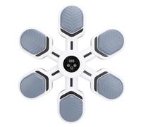 Omquot Macchina da boxe musicale, dispositivo di allenamento intelligente, Bluetooth, con 6 obiettivi, per uso domestico, batteria inclusa