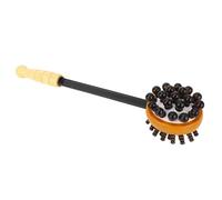 Omquot Martello da massaggio in legno compatto Design ergonomico facile da trattenere il pulsante massaggiatore, adatto per utenti di tutte le età