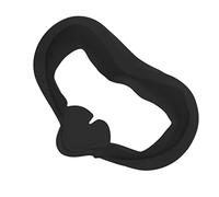 Omquot Maschera per gli occhi in silicone per 2, custodia protettiva confortevole e traspirante per occhiali VR (nero)