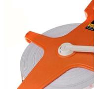 Omquot Metro a Bobina, Fibra ABS Scala Metrica Inglese Alta Precisione Resistente Agli Urti Larghezza 12,5 Mm Buona tenacità Nastro Metro a Bobina per Interni Ed Esterni (100 metri)