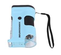 Omquot Microscopio digitale portatile tascabile, 800 x 5,1 cm, schermo LCD a colori, 2000 mAh, per osservazione delle piante