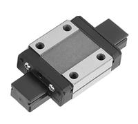 Omquot Mini blocco scorrevole in acciaio di precisione per guida a scorrimento lineare, robusto e durevole, per macchina CNC, 1 guida (MGN12C)
