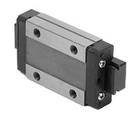 Omquot Mini blocco scorrevole in acciaio di precisione per guida a scorrimento lineare, robusto e durevole, per macchina CNC, 1 guida (MGN12H)