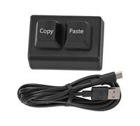 Omquot Mini Tastiera Meccanica con Interruttore Rosso Programmabile, Copia Colla per Giochi e Media Desktop