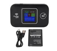 Omquot Modem WiFi Portatile, Modem WiFi Mobile 4G con Display LCD Plug and Play da 300 Mbps per Europa per Laptop