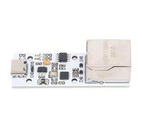 Omquot Modulo di Rete da Seriale a Ethernet CH9120 Soluzione di Rete Compatta e Affidabile per Dispositivi IoT 5 V con Cavo Ethernet da USB a RJ45