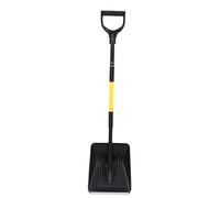 Omquot Pala da per Vialetto, Impugnatura Comoda per Risparmiare Manodopera Rimozione Efficiente Spingineve Portatile con Striscia in Alluminio per Garage Domestico