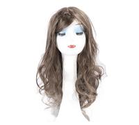 Omquot Parrucca Ondulata Lunga Marrone Chiaro Seta Ad Alta Temperatura Cambio di Stile Senza Sforzo per L'uso Quotidiano Bellissimo Look
