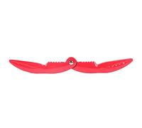 Omquot Pinze per Granchio per Crostacei, Strumento per Cracker di Aragosta, Gadget da Efficiente per la Casa, in Acciaio Inossidabile, Rosso, 1 Pezzo