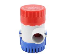 Omquot Pompa di sentina, non automatica, durevole, a immersione, raffreddata ad acqua, per piscine e spa, materiale plastico, 10,7 x 7,1 cm (1100 GPH 12 V)