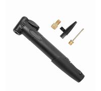 Omquot Pompa per bicicletta Portatile Compatta, Mini Gonfiatore per Bici con 3 Ugelli per Prodotti Gonfiabili, Fissaggio Facile per Attività All'aperto