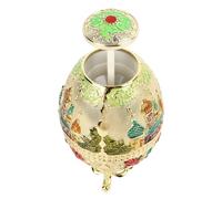 Omquot Porta stuzzicadenti Automatico, Distributore di Pressa a Mano Squisito per la Casa Hotel Decorazioni Retro Vintage in Lega di Zinco