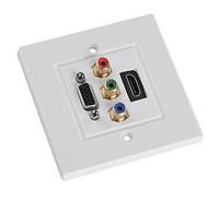 Omquot Presa VGA integrata multimediale da incasso, connessione durevole e pratica per materiale da casa e ufficio