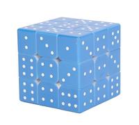 Omquot Puzzle rapido in Braille 3x3, sollievo 3D per alleviare lo stress e l'allenamento cerebrale delle persone cieche, materiale ABS