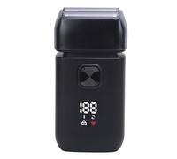 Omquot Rasoio barba elettrico professionale per uomini, rasoio per testa calva galleggiante con display LCD per una rasatura rapida