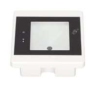 Omquot Scanner di Codici QR Scanner di Codici a Barre Desktop Rapido per il Controllo di Accesso Uffici Business per XP/7/8/10 Materiale: ABS (R35C Bianco)