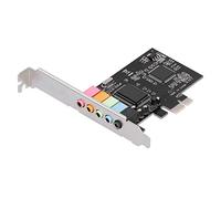 Omquot Scheda audio PCI-E 5.1 con chip CMI8738 per accessorio per computer desktop 7, audio PCI-Express a 5.1 canali per home theater